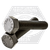 1/2"-13 x 4" Hex Tap Bolts, Grade 5, Plain Finish, Full Thread, Medium Carbon Steel, Qty 10