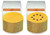 Alfa Tools VDAG30400 3" x 0 40G Hook & Loop Paper Disc, Gold Aluminum Oxide 50/Box