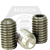 M8-1.25 x 6 mm Socket Set Screws Cup Point, 18-8 Stainless Steel A2, Coarse (UNC), Qty 100