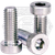 M4-0.70 x 12 mm Low Head Socket Cap Screws, 18-8 Stainless Steel A2, Full Thread, Coarse (UNC), Qty 100