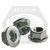 M14-2.00 Hex Flange Nuts, Serrated, Metric Class 8, Zinc Cr+3, Coarse (UNC), DIN 6923, Qty 50