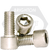 M5-0.80 x 60 mm Socket Head Cap Screws, 316 Stainless Steel A4, Full Thread, DIN 912, DIN 912, Qty 100