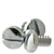 #6-32 x 7/8" Machine Screws, Slotted Binder Undercut, Zinc Cr+3, Full Thread, Coarse (UNC), Qty 100
