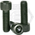 #3-56 x 7/16" Socket Head Cap Screws, Thermal Black Oxide, Full Thread, Fine (UNF), Alloy Steel, Qty 100
