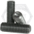 3/4"-10 x 5 1/2" Socket Set Screws Cup Point, Coarse (UNC), Alloy Steel, Black Oxide, Qty 10