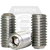 #10-24 x 1 1/2" Socket Set Screws, Cup Point, 18-8 Stainless Steel A2, Coarse (UNC), Qty 100
