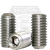 1/2"-20 x 2" Socket Set Screws, Cup Point, 18-8 Stainless Steel A2, Fine (UNF), Qty 50