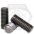 1/2"-13 x 3" Socket Set Screws, Oval Point, Black Oxide, Coarse (UNC), Alloy Steel, Qty 50
