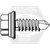 1/4"-14 x 3/4" Self-Drilling Screws, Unslotted Hex Washer Head HWH w/ Bonded Washer (Neo), Zinc Cr+3, Full Thread, Qty 100