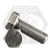 M8-1.00 x 30 mm Hex Cap Screws, Metric Class 8.8, Plain Finish, Full Thread, Fine (UNF), Medium Carbon Steel, DIN 961, Qty 100