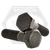 M5-0.80 x 80 mm Hex Cap Screws, Metric Class 8.8, Plain Finish, Partial Thread, Coarse (UNC), Medium Carbon Steel, DIN 931 / ISO 4014, Qty 100
