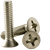 M4-0.70 x 70 mm Machine Screws, Phillips Flat Head, 304 Stainless Steel A2, Full Thread, DIN 965, Qty 100