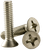 M2.5-0.45 x 16 mm Machine Screws, Phillips Flat Head, 304 Stainless Steel A2, Full Thread, DIN 965, Qty 1000