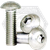 1/2"-13 x 4 1/2" Button Head Socket Cap Screws, Non-Standard, 18-8 Stainless Steel A2, Full Thread, Coarse (UNC), Qty 25