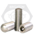 #10-24 x 5/16" Socket Set Screws, Oval Point, 18-8 Stainless Steel A2, Coarse (UNC), Qty 100