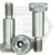 1"-3/4-10 x 4" Socket Shoulder Screws, 18-8 Stainless Steel A2, Coarse (UNC), Qty 10