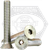 1/2"-20 x 1 1/2" Flat Head Socket Cap Screws, Non-Standard, 18-8 Stainless Steel A2, Fine (UNF), Qty 100