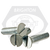 #10-32 x 1/4" Machine Screws, Undercut Slotted Flat Head, 304 Stainless Steel, Full Thread, Fine (UNF), Qty 1000