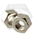 1 1/8"-7 Heavy Hex Nuts, 18-8 Stainless Steel A2, Coarse (UNC), Qty 10