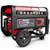 Tomahawk TG4000H 4000 Watt Honda Powered Generator Portable Gas Power, Open Frame with Wheel Kit