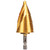 Klein Tools 25960 3-Step Drill Bit, Double-Fluted, 7/8-Inch to 1-3/8-Inch