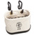 Klein Tools 5144 Canvas Bucket, 15-Pocket Aerial Oval Bucket with Hooks