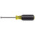 Klein Tools 630-4MM 4mm Nut Driver, 3-Inch Hollow Shaft, Cushion-Grip