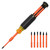 Klein Tools 32306INS 6-in-1 Insulated Auto-Lock Screwdriver
