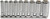 Ko-ken RS2355A/9 Ko-ken 1/4" Sq. Drive 12-Point SAE Deep NUT GRIP® 9 Piece Socket Set