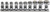Ko-ken RS2446A/10 Ko-ken 1/4" Sq. Drive SAE Universal 12-Point NUT GRIP® 10 Piece Socket Set
