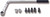 Ko-ken 2137 1/4 Sq. Dr. Adaptor  1/4 For 1/4H Bit Length 22.5mm