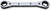 Ko-ken 102KA-1/2X9/16 Ratcheting Ring Wrench  1/2x9/16 6 point Length 146mm Reversible