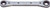 Ko-ken 102NM-6X7 Ratcheting Ring Wrench  6x7mm 6 point Length 108mm