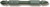 Ko-ken 123PT.75-2 1/4 Hex Dr. Double Ended Bit  PH2  Length 75mm Torsion