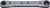Ko-ken R810-1/2X9/16 Ratcheting Ring Wrench  1/2x9/16 6 point 145mm Reversible