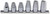Ko-ken RS4103A/6 1/2 Sq. Dr. Stud Bolt Setter 6 Piece Set, 1/4 - 1/2