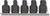 Ko-ken RS4129/5-L37 1/2 Sq. Dr. Bolt Twister set  8mm-16mm  150mm  5 pieces