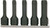 Ko-ken RS4129/5-L75 1/2 Sq. Dr. Bolt Twister set  8mm-16mm  150mm  5 pieces