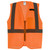 Milwaukee 48-73-2247 Class 2 High Visibility Orange Mesh One Pocket Safety Vest - 2X/3X