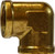 Midland Metal 28013 90 deg Elbow, 3/4 in FIP x 3/4 in FIP, Brass