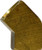 Midland Metal 28020 45 deg Elbow, 3/8 in FNPTF x 3/8 in FNPTF, Brass