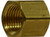 Midland Metal 28075 Barstock Cap, 1/8 in FNPT, 0.47 in, Brass
