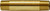 Midland Metal 28144 Long Nipple, 1/4 in MNPT x 1/4 in MNPT, 1-1/2 in, Brass