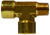 Midland Metal 28256 Street Tee, 1/2 in FIP x 1/2 in MIP x 1/2 in FIP, Brass