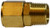 Midland Metal 28427 Pipe Straight Swivel Adapter, 1/2 in MNPTF x 1/2 in FNPTF, 1.87 in, Brass
