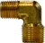 Midland Metal 28276 90 deg Reducing Elbow, 1/2 in MIP x 3/8 in MIP, Brass