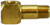 Midland Metal 28441 90 deg Long Street Elbow, 1/8 in FIP x 1/8 in MIP, Brass
