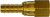 Midland Metal 32476 Swivel Adapter, 1/2 in Hose Barbed x 1/2 in FNPTF, Brass