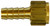 Midland Metal 32119 Swivel Adapter, 3/4 in Hose Barbed x 3/4 in FNPSM Gasket Swivel, Brass