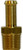 Midland Metal 32185 Adapter, 1 in Bubble Barbed x 3/4 in MIP, Brass